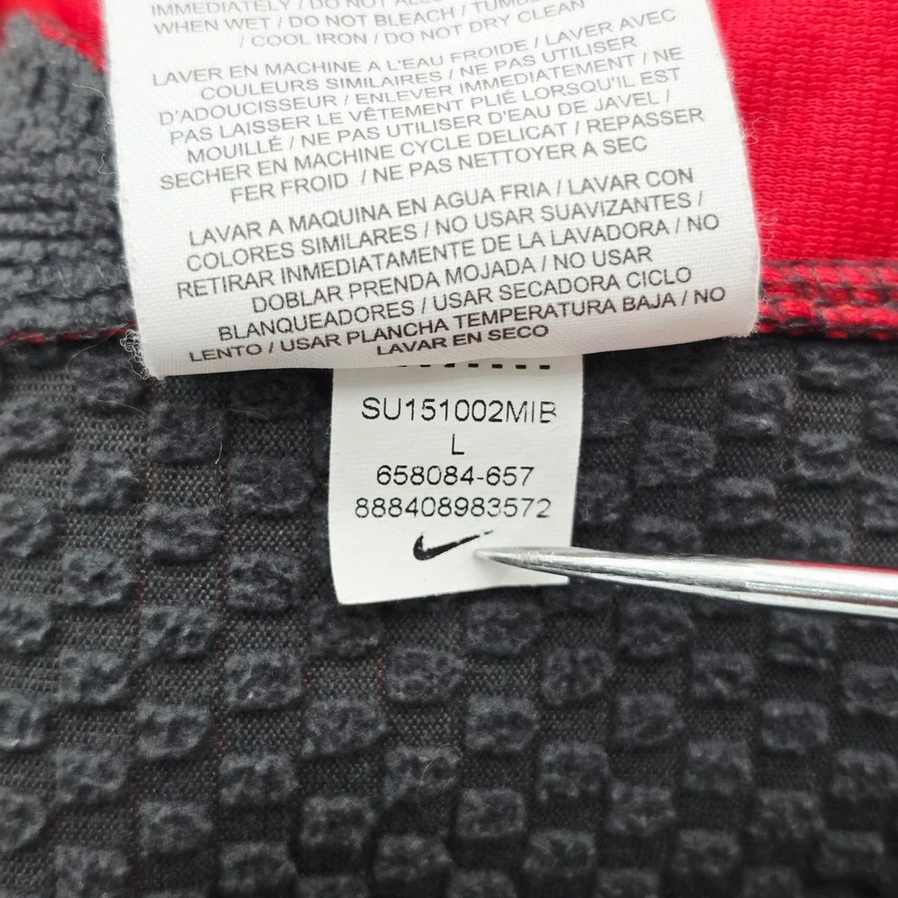 Nike SMU Volleyball Therma-FIT Sphere Jacket Men L Red Full Zip Hooded Softshell